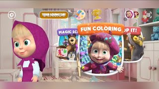 Masha and the Bear l Fun Coloring Game screenshot 5