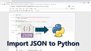 How to Import JSON Data into Python with Jupyter Notebook