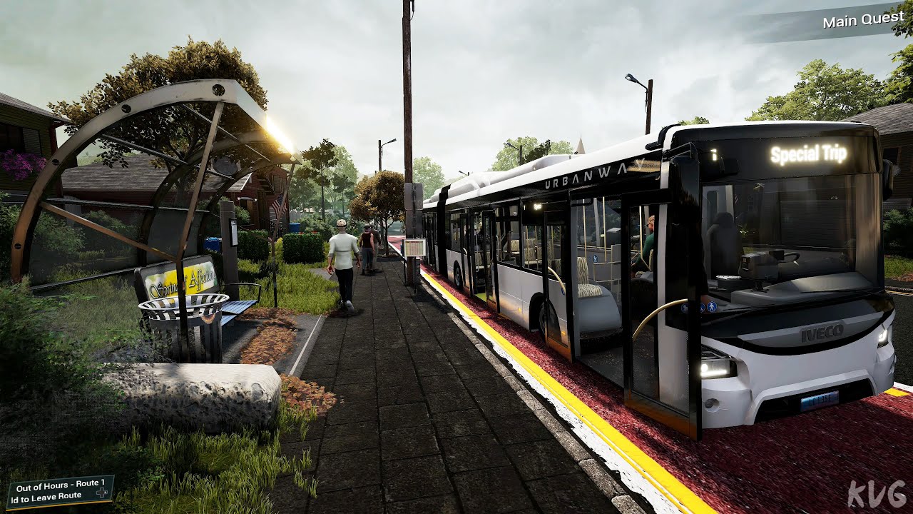 Bus Simulator 21 - IVECO BUS Urbanway Articulated - Test Drive Gameplay (PC UHD) [4K60FPS]