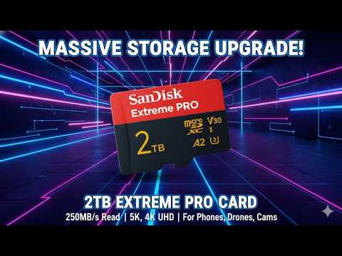 SanDisk Extreme PRO 2TB microSD Review (250MB/s 4K/5K Card) Worth It?