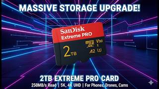 SanDisk Extreme PRO 2TB microSD Review (250MB/s 4K/5K Card) Worth It?