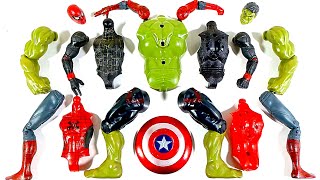 Assemble Hulk Smash VS Spiderman Avengers Superhero Toys