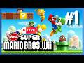 SI PIERDO 10 VIDAS... || New Super Mario Bros Wii Ep.1