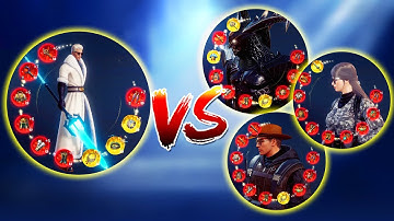 MIR4 PvP: Eva Build Lancer – 1v3 and Still Standing!