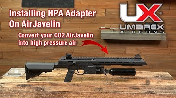 HPA Adapter install on Umarex CO2 AirJavelin How-to video