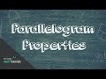 Understanding Parallelogram Properties
