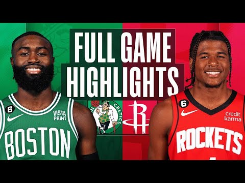 Boston Celtics vs. Houston Rockets Full Game Highlights | Mar 13 | 2022-2023 NBA Season