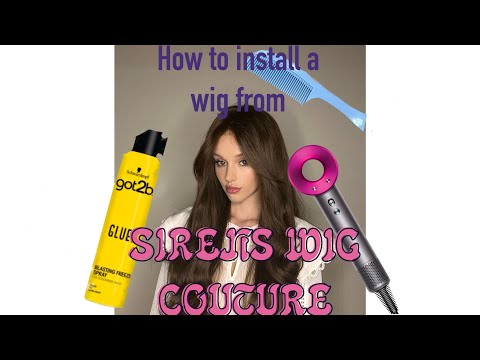 Как зафиксировать парик при помощи лака для волос