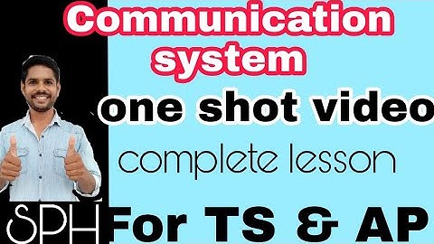 Communication system | class-12 | complete lesson| one shot video | TS & AP students || BIE