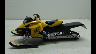 Rc snowmobile SKI DOO convertion long track,brushless.