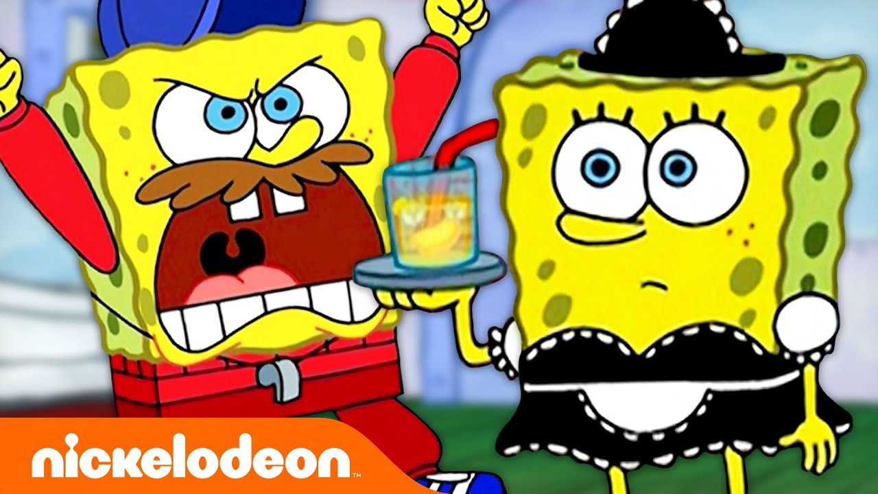 EVERY Job SpongeBob SquarePants Has Ever Had  | Nickelodeon ...