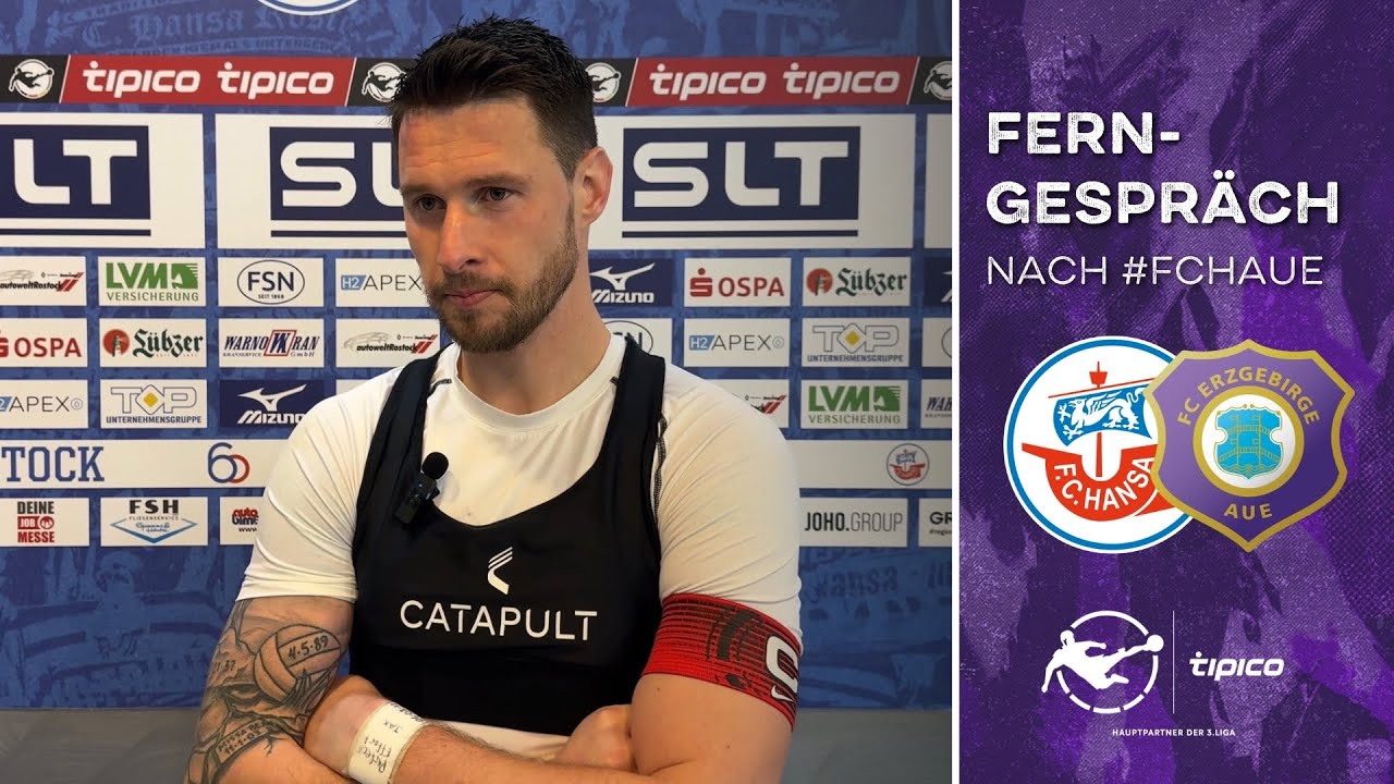 Ryan Malone nach dem Spiel in Rostock