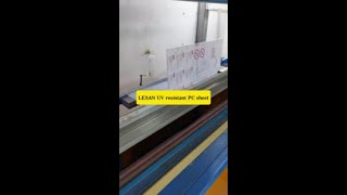 Lexan Uv Resistant Pc Sheet