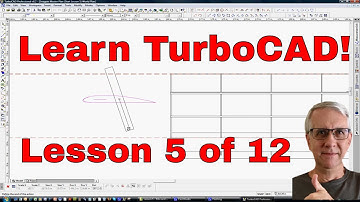 Lesson 5 of 12 - Use TurboCAD to Draw the Completed Wing