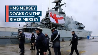 HMS Mersey visits Liverpool after busy Baltic Sea deployment