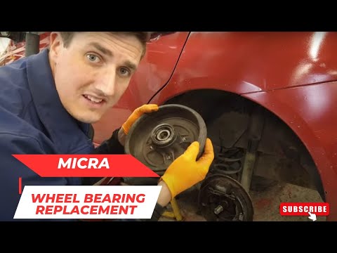 Rear Brake Drum Kit With Shoes & Fitted Bearings For Nissan Micra K12 - E-approved (Pair)