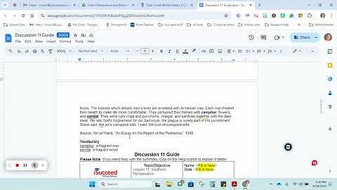 DC World History A Unit 3 Lesson 11 Video Assignment