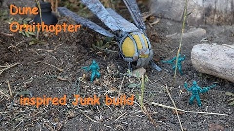 Dune ornithopter inspired scratch build