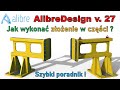 [332] Alibre Design - jak wykonać złożenie w części - operacja logiczna - boolowska | Tutorial PL