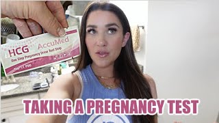 Taking a Pregnancy Test... OMG | Liza Adele