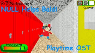 NULL helps Baldi Playtime OST