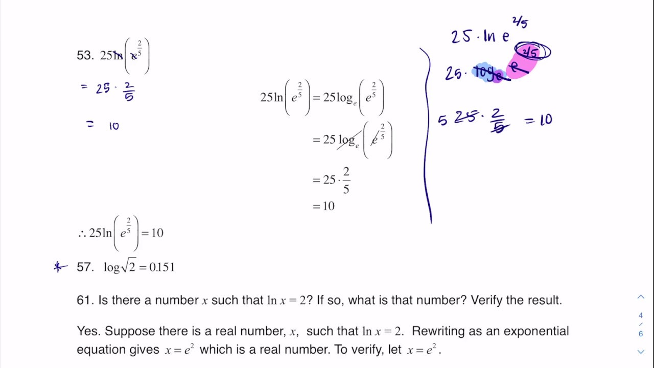 Math 31 HW Section 6.3 #57 - YouTube