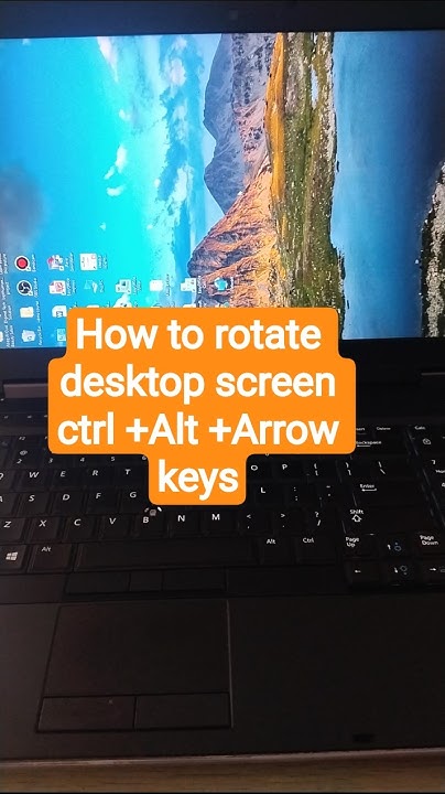 how to rotate your computer screen/how to rotate your screen #computer ...