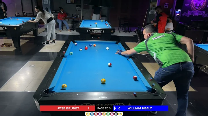 Jose Brunet vs William Healy - APA League Match - ...