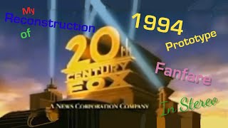 My Reconstruction of the 1994 Prototype 20th Century Fox Fanfare!