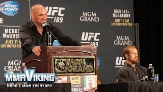 Gunnar Nelson Is Hilarious And Dana Loves It At Ufc 189 Presser