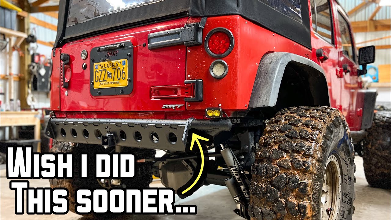 Let’s Chop the Frame & Install a High Clearance, Offroad Bumper! YouTube