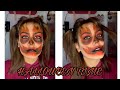 Burning pumpkin  makeup tutorial