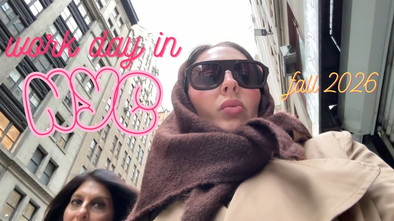 VLOG: work day in NYC • FALL 2026 shopping 