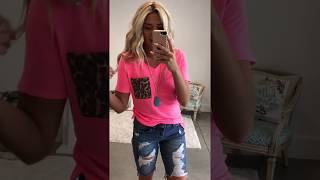 Just Watch and See Leopard Pocket Top Neon Pink - Modern Vintage Boutique screenshot 5
