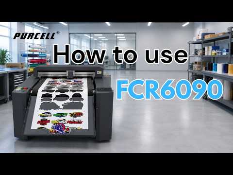 How to Use FCR6090 Cutting Plotter | Quick Start Operation Guide