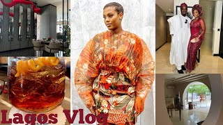 LAGOS VLOG / first Nigerian Glamorous Wedding / Restaurant / Lounge hopping / Soft Life Rwandan Wife screenshot 4