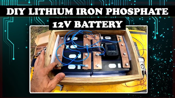 Kit Batterie 24V 100Ah 2400Wh Lithium Fer à assembler soi-même DIY