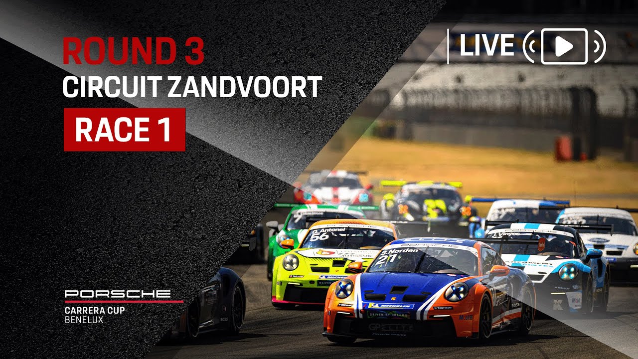 ROUND 3 - RACE 1 - Porsche Carrera Cup Benelux Season 2023 at Circuit Zandvoort