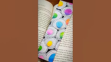 Try it! Cute Zentangle 🔖!!💡🌈✍️ #art #bookmarkideas #shorts #zentangleart #doodle #drawing