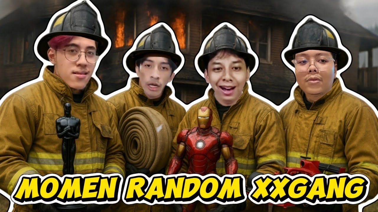 ORANG LARI KELUAR, KITA LARI MASUK (MOMEN RANDOM XXGANG DI FIREFIGHTER SIMULATOR) - Sir V MOMEN Clip