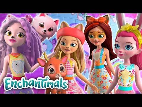 Enchantimals Türkiye | City Tails| Enchantimals Şehir Hayatı Macerası!| 3. Ve 4. Bölüm| Tam Bölümler