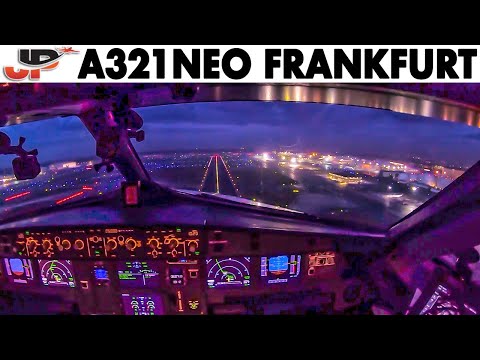 AIRBUS A321NEO Takeoff from Frankfurt | 8 Cameras in Cockpit