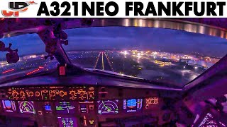 AIRBUS A321NEO Takeoff from Frankfurt | 8 Cameras in Cockpit