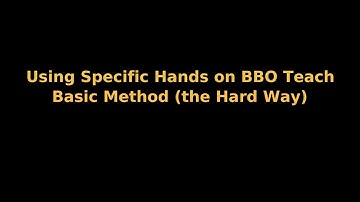 BBO Prepared Hands 1