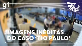 Thumbnail for 'Tio Paulo' Fantástico tem acesso a cenas exclusivas de tio e sobrinha dentro do banco