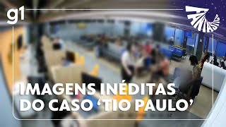 'Tio Paulo' Fantástico tem acesso a cenas exclusivas de tio e sobrinha dentro do banco