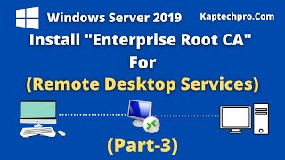 Enterprise Root CA Installation For RDS In Server 2019