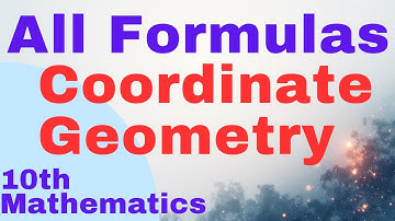 Class 10 Math | Coordinate Geometry | Distance Formula, Section Formula, Mid point ,Centroid fornula