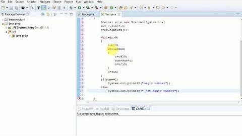 How to check a number is magic number or not in java