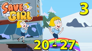 Save The Girl - NOOB vs PRO - Gameplay Walkthrough - Levels 20-27 All Solutions Android HD